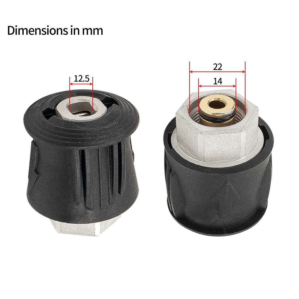 Convertidor de conector de man - Foam Cannon Car Wash reseña y precio